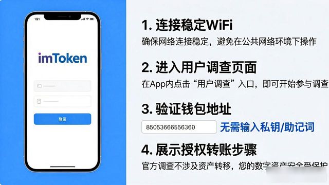 imToken用户调查怎么参加？官网APP操作指南